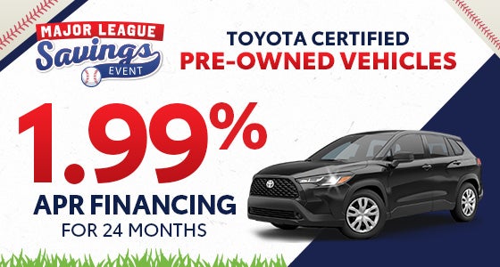 Toyota Certified Pre-Owned Vehicles